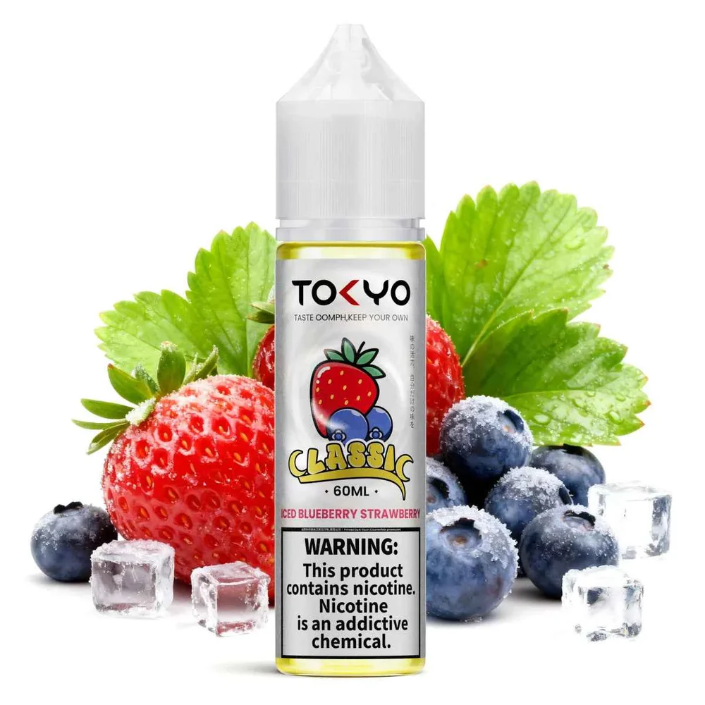 Tokyo Iced Blueberry Strawberry 3mg